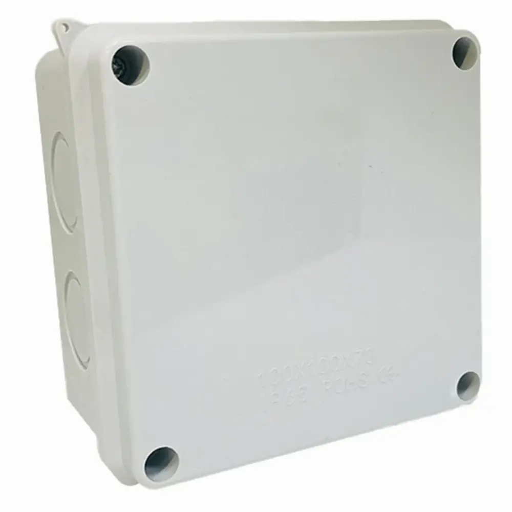 Caja PVC Exterior Sellada 4X4 para Cámaras y Instalaciones Eléctricas